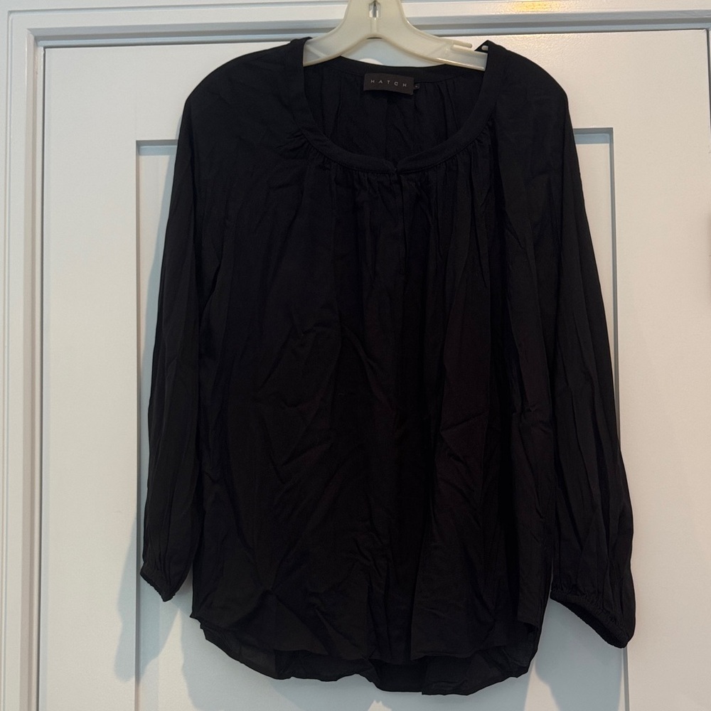 Hatch Maternity Black Blouse Size 1